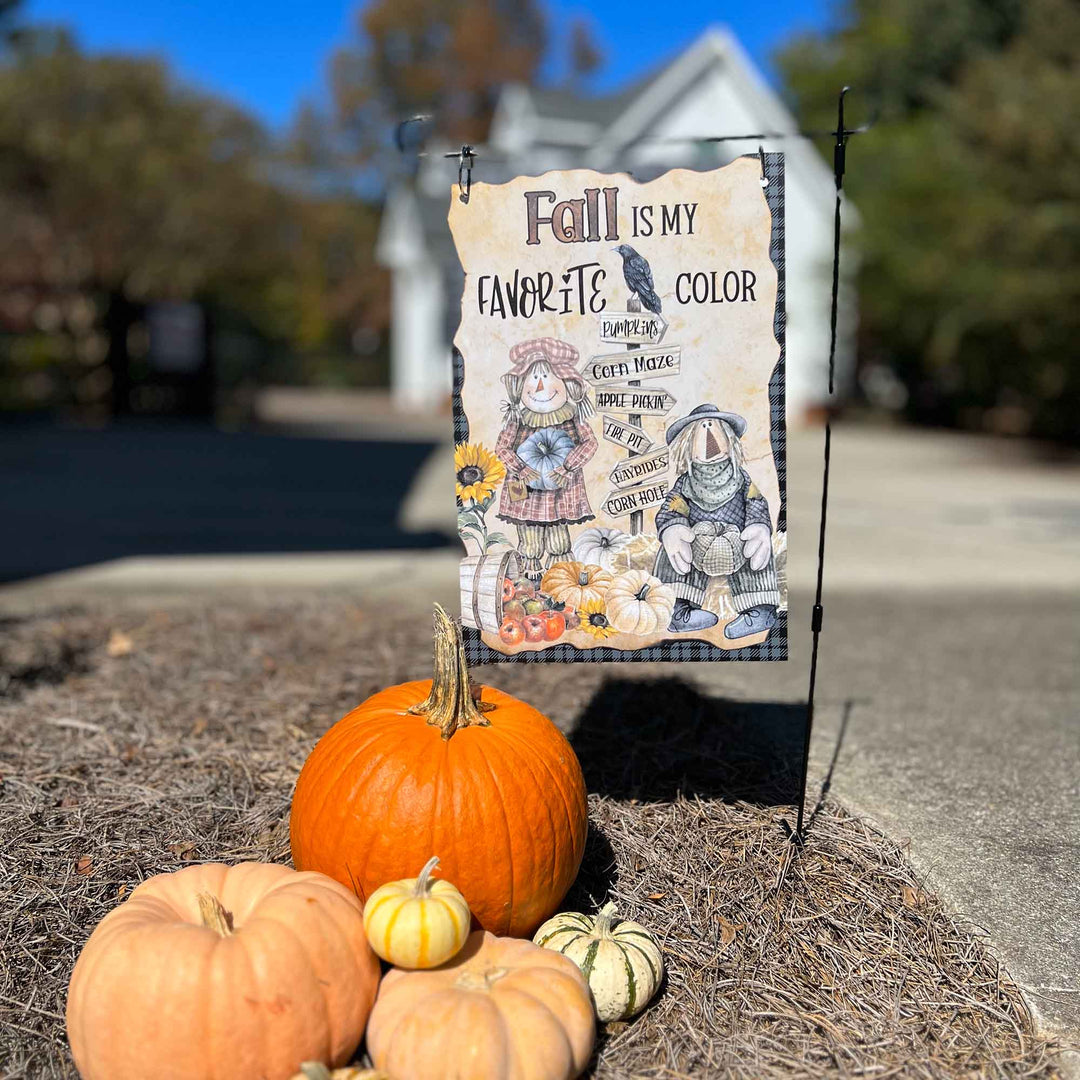 Garden Flag - "Fall Is My Favorite Color"