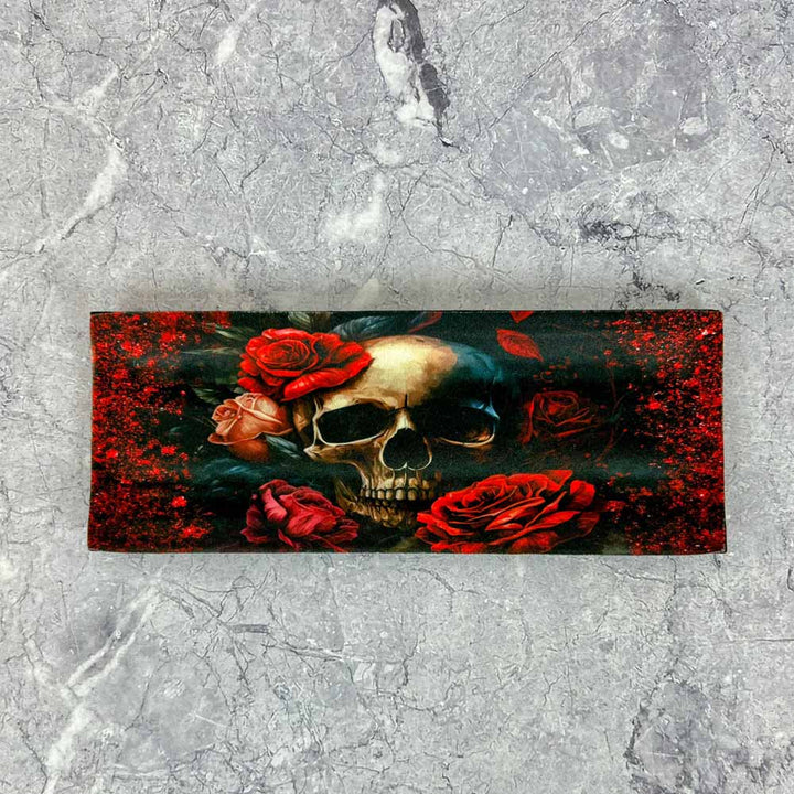 Slap Can Cooler - Skull and Roses - Set of 2