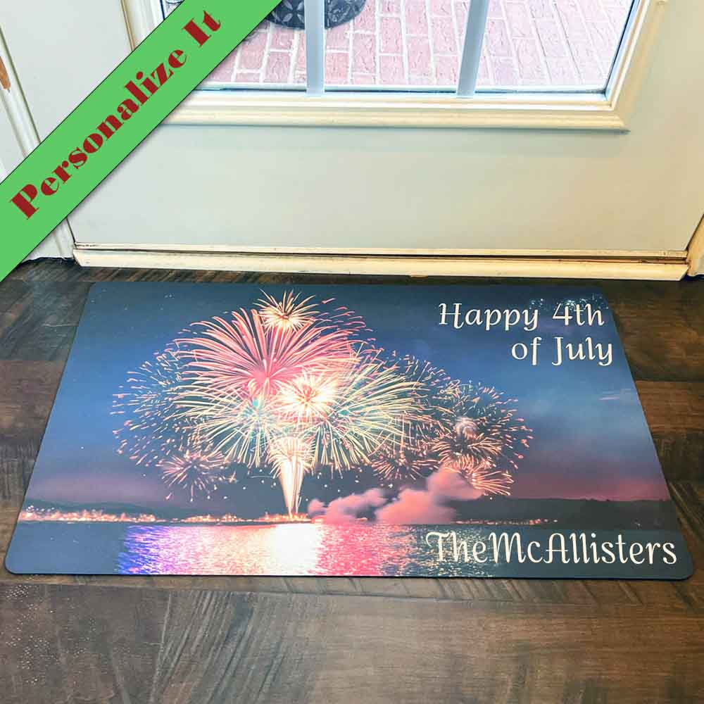 Welcome Mat - 4th of July - AI Fireworks